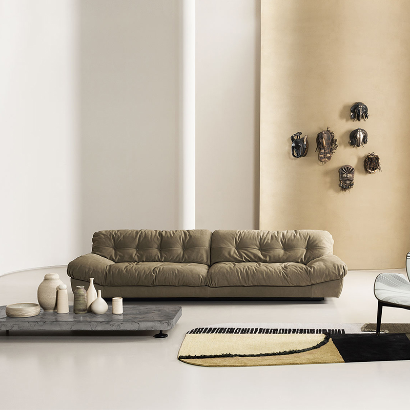 olasz design alvó lusta kanapé bőr baxter felhő kanapé szekcionált bútornappali